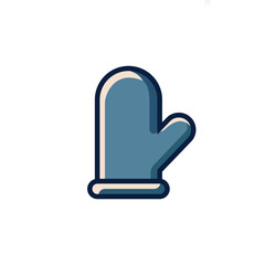 Oven mitts logo template