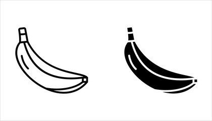 fruits icon set, vector illustration on white background.