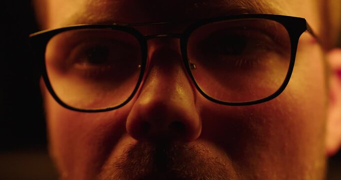 Mysterious Close-Up Like Sending Morse Code Signal, Concept of Encrypted Communication and Digital Awareness