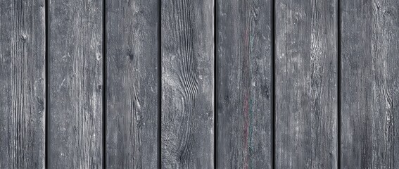 Naklejka premium Gray weathered wooden planks (1)