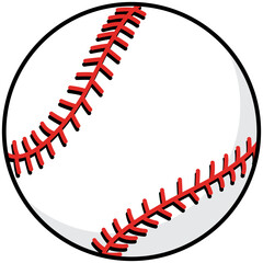 baseball ball sport equipment filled outline icon
