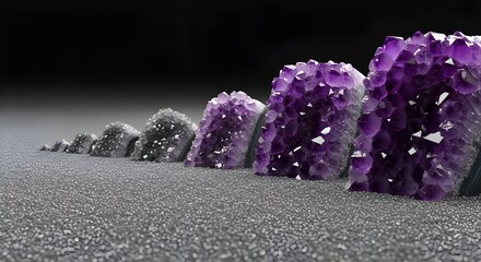 Geode Formation, Crystal Growth, Amethyst Evolution, Mineral Development, From Seed to Geode, Natural Wonder, Geological Process,