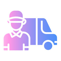 courier Gradient icon