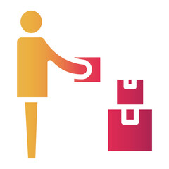 courier Gradient icon