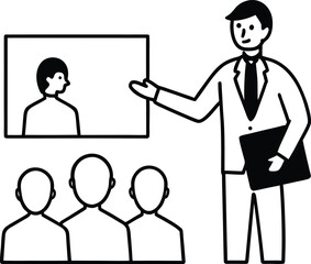 business man and woman