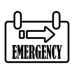 emergency unit Line Icon