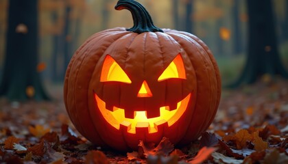 halloween pumpkin on a black background