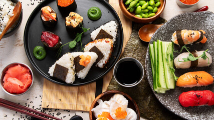 Japanese food concept.