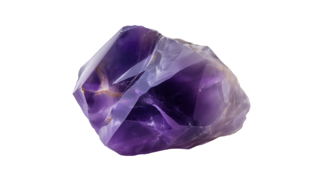Purple amethyst healing stone for spirituality, meditation, and energy balance
