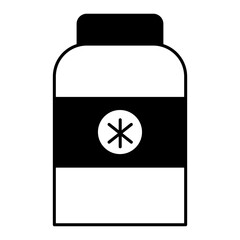 Medicine Bottle black icon