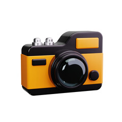 camera 3d render icons