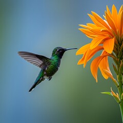 Fototapeta premium Emerald Embrace