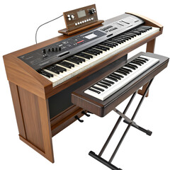 Studio Keyboard Setup A Rich Tone Wood Instrument