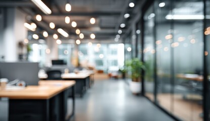 Blurred modern office interior (3)
