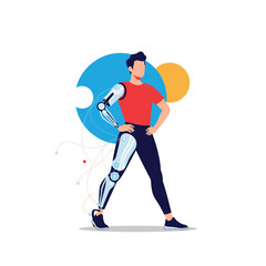 Advanced prosthetics integration enhances human mobility and rehabilitation through cutting edge bionic technology