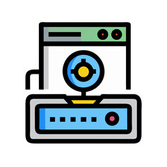 Modern computer server with a focused data analysis approach