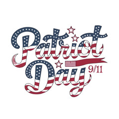 USA Patriot Day T-Shirt Design | Vector EPS Typography Art