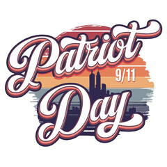 USA Patriot Day T-Shirt Design | Vector EPS Typography Art