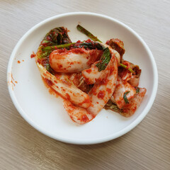 Fresh and Delicious Geotjeori Kimchi, a Korean Side Dish