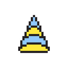 Birthday Hat Pixel Art