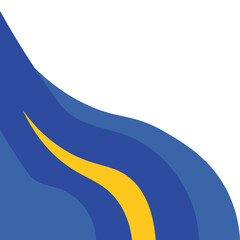 Abstract Wave Corner