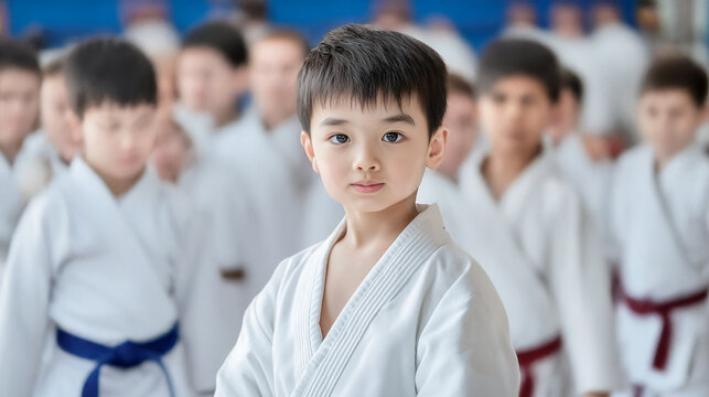 格闘技家　日本人 侍 男の子 空手家 武術家 柔道家 極真空手 型 合気道 ジークンドー  KARATE JUDO DOUGI NINJA
