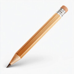 pencil on white background