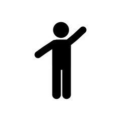 stick figure, pictogram, stikman. Vector