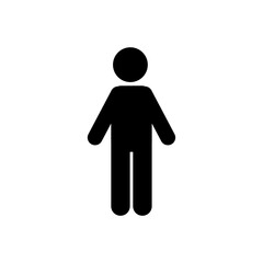 stick figure, pictogram, stikman. Vector