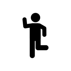 stick figure, pictogram, stikman. Vector