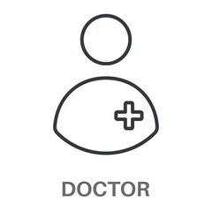 Doctor Design Icon, Simple Style Design Inspiration For Any Logos Interface And Purpose