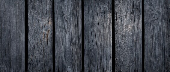Fototapeta premium Dark gray wooden planks