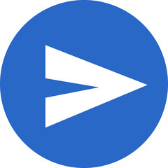 Message Send Button 3D Icon Clipart Artistic Isolated PNG Transparent Background Digital Communication Element Design