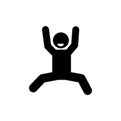 stick figure, pictogram, stikman. Vector