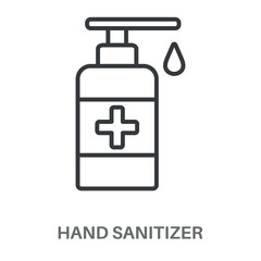 Obraz premium Hand Sanitizer Design Icon, Simple Style Design Inspiration For Any Logos Interface And Purpose