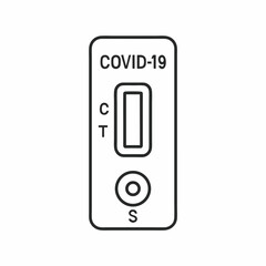 COVID-19 rapid test strip for coronavirus diagnosis and health screening