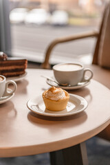 Lemon Meringue with coffee