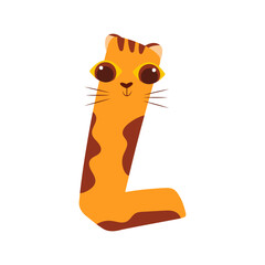 Cat Alphabet Illustration