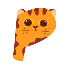 Cat Alphabet Illustration