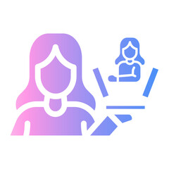 hologram Gradient icon