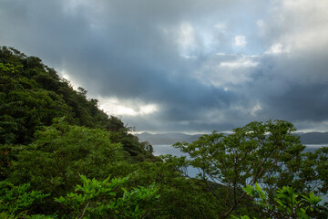 夏の奄美大島の空。