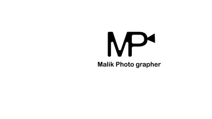 letter mark logo mp logo black and white 