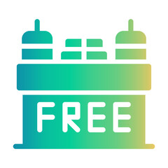 food donation Gradient icon