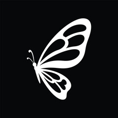 set of Butterfly logo. Luxury line logotype design. Butterfly symbol logotype. Vector illustration