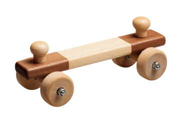 Simple wooden toy vehicle