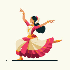 Indian classical dancer