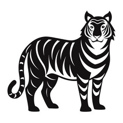 zebra cartoon isolated on white