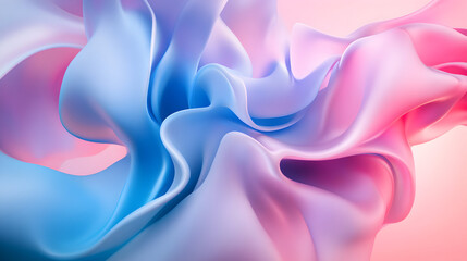 Fototapeta premium Abstract waves of soft colors blending seamlessly for a modern and elegant design