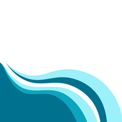 Abstract Wave Corner