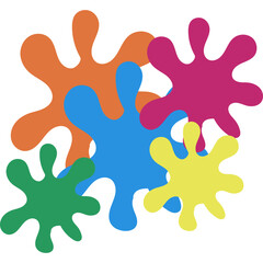 Ink Splash Multicolor